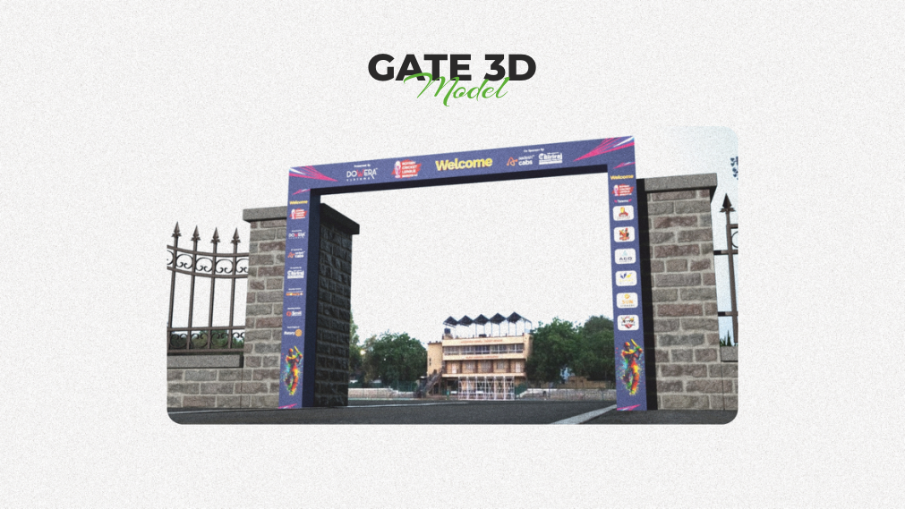 Rotary Cricket League 3D Gantry