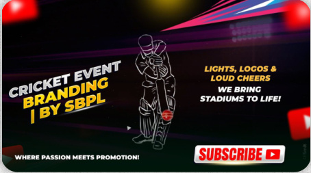 Cricket Event Stadium Branding